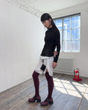 LINING SHEER TURTLE NECK T-SHIRT