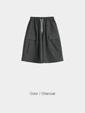 Nylon Cargo Pocket Bermuda Pants