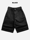 Maze Pintuck Bermuda Pants