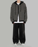Marlon hood knit zip up