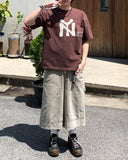 Vintage double knee bermuda pants