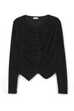 Eco shirring cardigan