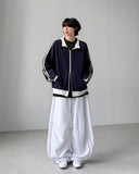 Keria Waffle Track Zip-up