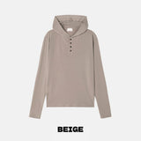 Gunner Henleyneck Hood Long Sleeve