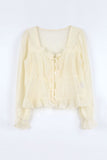 Frill Smoke Autumn Blouse
