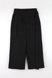 Brushed) Belu wrap wide pants