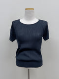 Soy Linen Raglan Short Sleeve Knit