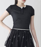 RENDA LAYERED SHIRTING T-SHIRT