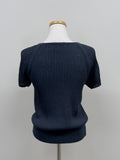 Soy Linen Raglan Short Sleeve Knit