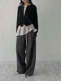 Haji Raglan Round Neck Cardigan