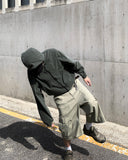 Premium Multi Zipper Vintage Pigment Jacket