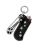 PIERCING LEATHER LIGHTER CASE