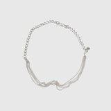 Half and half chain necklace