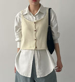 Wood Square Neck Knit Bustier