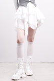 Flory Unbalanced Lace Skirt
