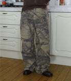 Leaf Dyeing Tug Pants
