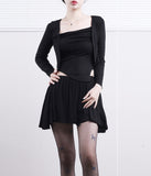 Solen cardigan + sleeveless + short pants set