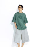 [AG] Open Dart Patch Sweat Half Pants