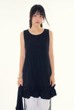 Round frill mini one piece