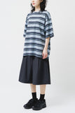 Ash Pigment Striped Top