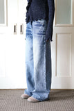 Mezzane studded denim pants