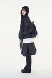 Vion dot scarf hood