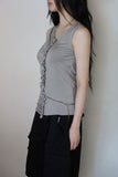 Silver ball bead belt