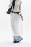 Summit see-through layered skirt