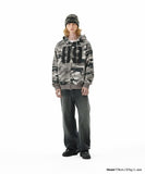 BACK LOGO WASHED DENIM PANT