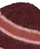 HAIRY STRIPE BEANIE