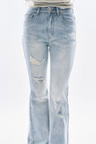 Lulu damage bootcut denim pants