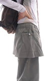 Forest skirt layered pants