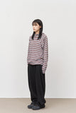 Su Striped Knitted Hoodie