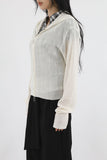 Eye Net Hood Zip-up