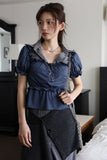Mimi Square Frill Top