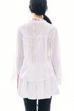 Fleur sheer lace blouse