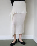 Ripple Layered Knit Skirt