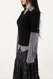 Rolling layered shirt