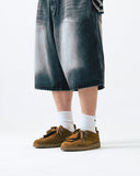 Vintage Washed Denim Half Pants