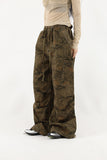 Cargo printed military pants