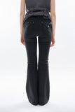 Iska stud bootcut pants