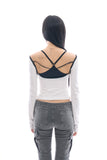Calvia number crop tee
