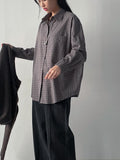 Autumn Tartan Check Overfit Shirt