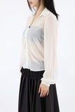 Hazel see-through blouse shirt