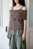 Miller Net Off-Shoulder Top