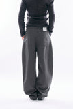 Symphony curved cotton pants