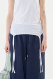 Dovia fold layered tee