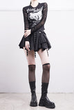 Pia Unbalanced Belt Skirt