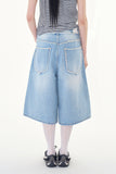 Jaxel denim bermuda pants