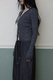 Harris Twill Knit Cardigan